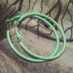 Mint Green Hoops